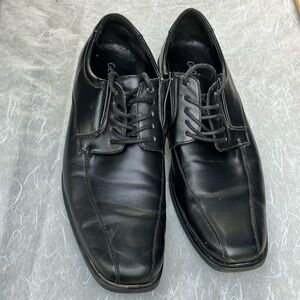 Men’s size 10 Black Oxfords with Square Toe dress shoes